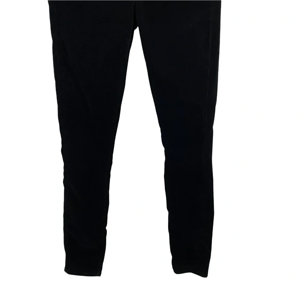 COH Citizens Of Humanity Black Corduroy Rocket High Rise Skinny Jeans Size 26 - Picture 4 of 7